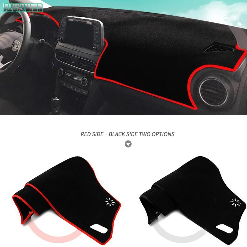 

Dashmat Dash Mat Dashboard Cover for Hyundai KONA KAUAI 2018 2019 Pad Sun Shade Dash Board Cover Carpet Car Accessories Car Body