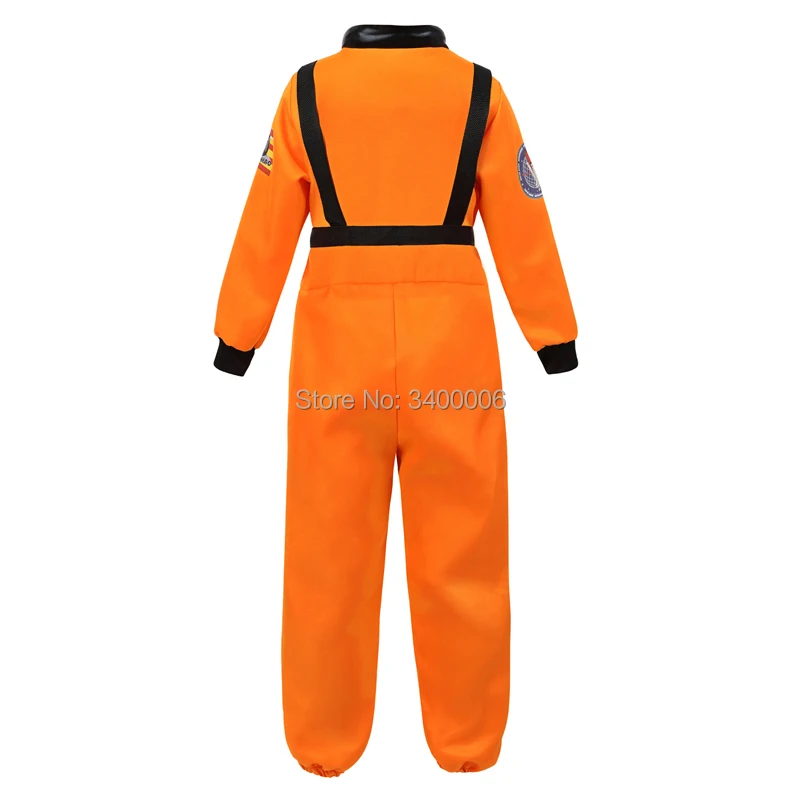 Astronaut Costume for Kids Space Suit Role Play Boys Girls Teens Toddlers Children\'s Astronaut Jumpsuit Cosplay Halloween Blue
