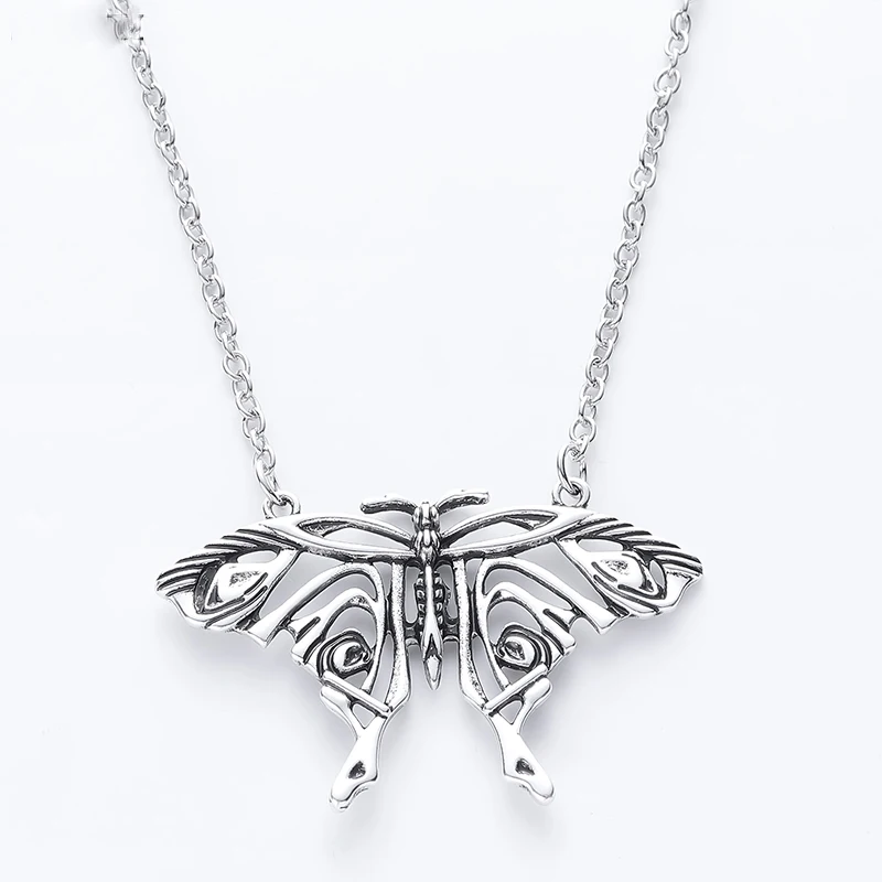 Cadena Mamma Mia, colgante de mariposa antigua, collar de mariposa grande de Yong Donna, disfraz, accesorios de joyería de moda para mujer