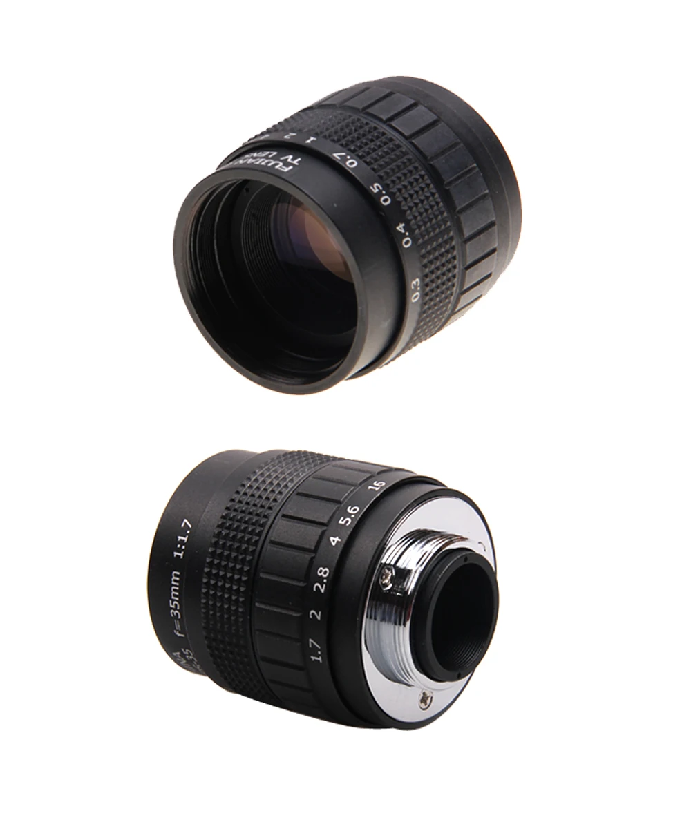 FUJIAN 35mm F1.7 CCTV TV Movie lens + C Mount + Macro ring for Pentax Q Q7 Q10 QS1 Q-S1 Mirrorless Camera C-PQ