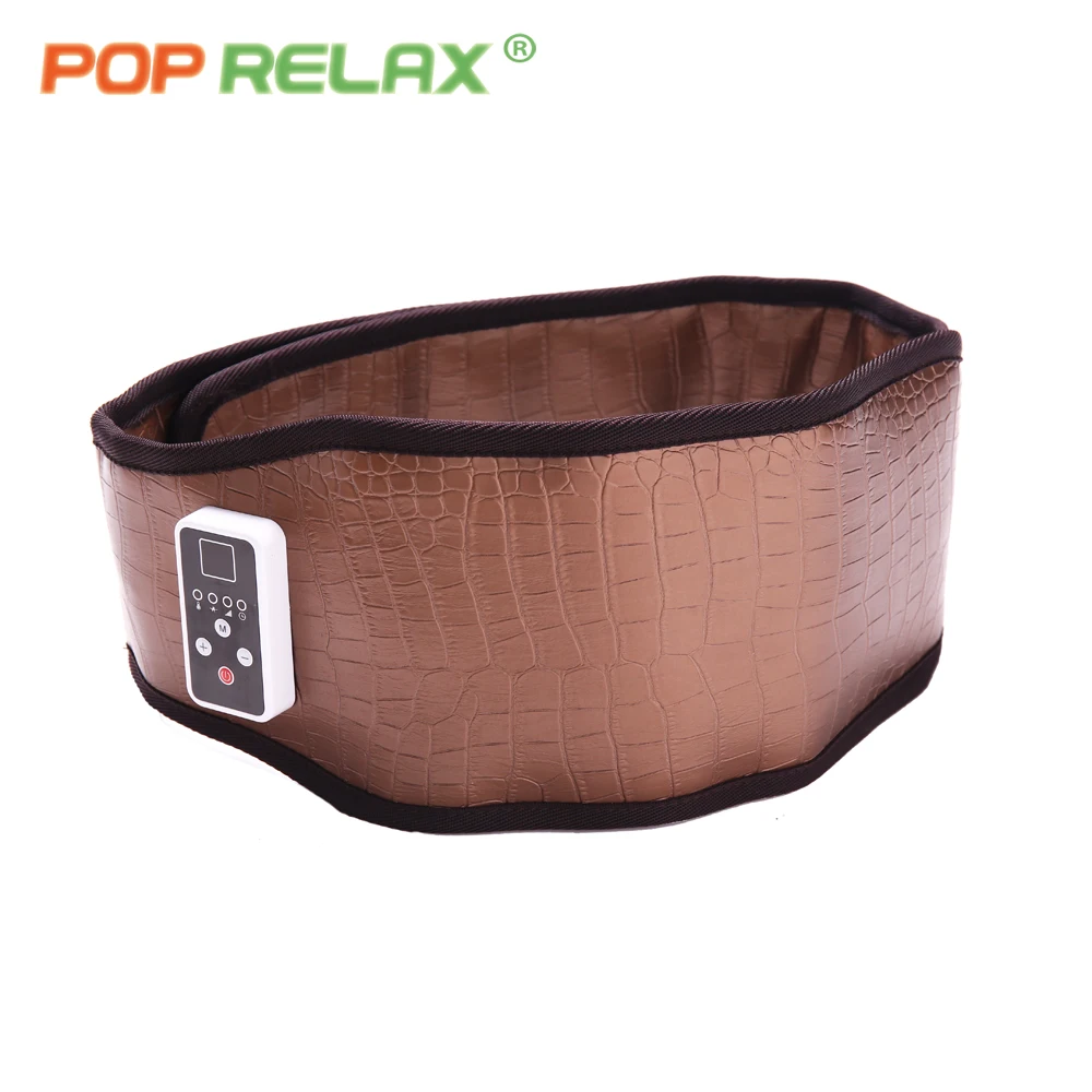 POP RELAX infrared electric heating tourmaline belt myostimulator Russia waves low frequency acupuncture pulse shock E.M.S pads