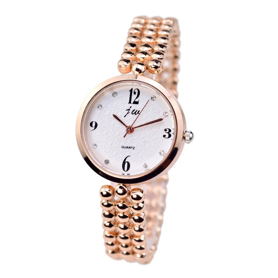 2018 New Brand Jw Quartz Watch Women Luxury Gold Silver Wristwatches Ladies Simple Crystal Bracelet Watches Female Clock Gifts