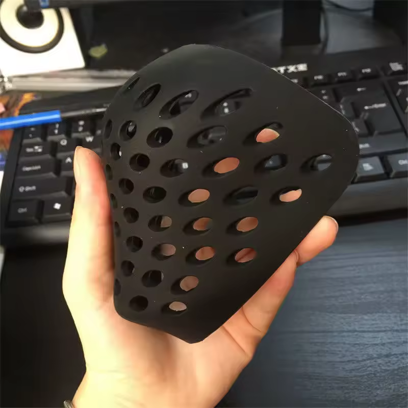 Black Red Silicone Mask Cover Month Masks Faceshell Cosplay Props Face Shell - AliExpress 