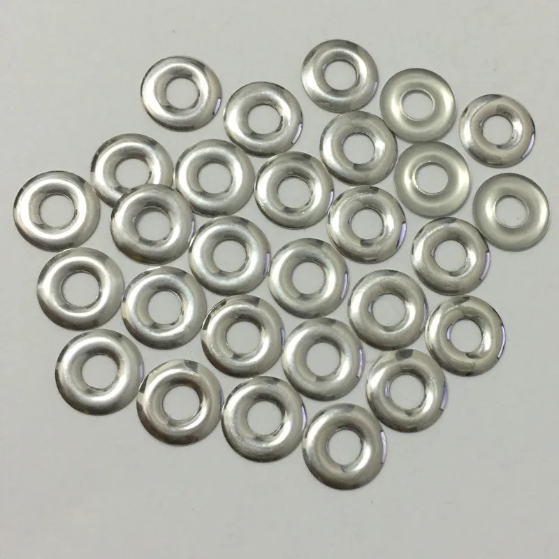 500pcs/lot  10*4mm HotFix Round Hole Studs FlatBack Iron-on Silver Rhinestuds Heat Transfer Nailheads For Garments DIY