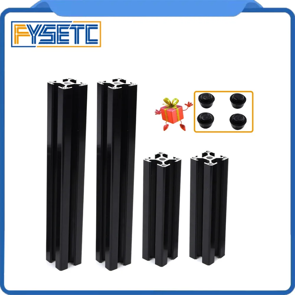 

1Set Black Aluminum Profile Prusa I3 MK3 Aluminum Extrusion Profile 3030 30*30 for Haribo Edition Prusa I3 MK3 3D Printer