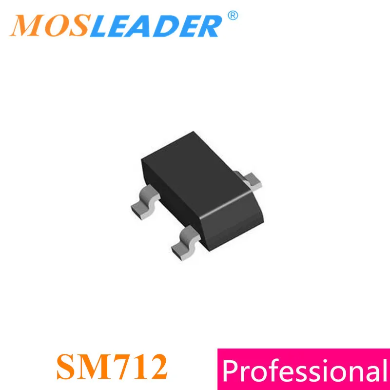 

Mosleader SM712 SOT23 3000PCS SM712.TCT Made in China High quality TVS