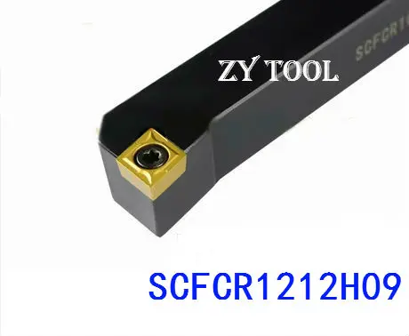 أدوات قطع المخرطة المعدنية SCFCR/L1212H09 ، آلة المخرطة CNC, أدوات تحول خارجية ، شحن مجاني