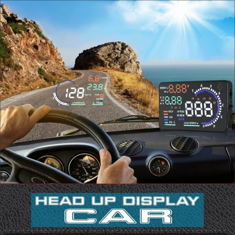 

For Mitsubishi Mirage Triton 2012-2020 Car HUD Head Up Display Safe Driving Screen Projector Refkecting Windshield