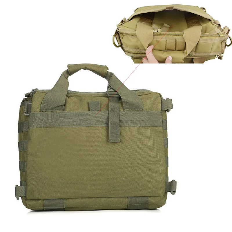 14inch Laptop Bag Tactical Computer Backpack Messenger Fanny Belt Shouder Bags Camping Outdoor Sports Pack Brafecase For Men