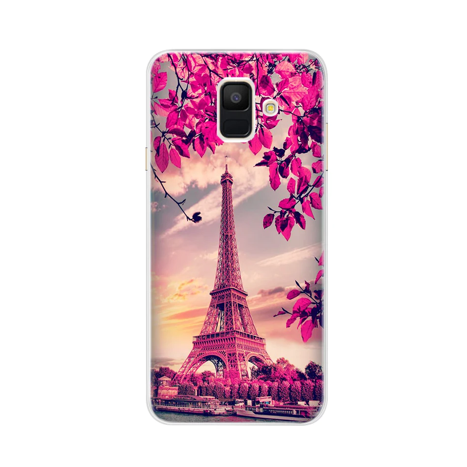 Fashion Silicone Case For Samsung Galaxy A6 2018 Case A600 sm-a600f Soft TPU Cover For Samsung Galaxy A6 2018 Shell Phone Funda