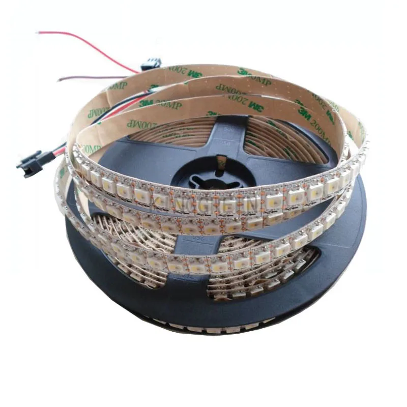 

5mX Addressable SK6812 RGBW led strip DC5V input 30/60/72/144LEDs/m 5050 RGBW LED chip with integration SK6812IC