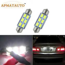 39mm Canbus Error Free License Number Plate Light LED Bulbs C5W For BMW 3 5 series E36 E46 E34 E39 E60 X5 E53(00-07) M5