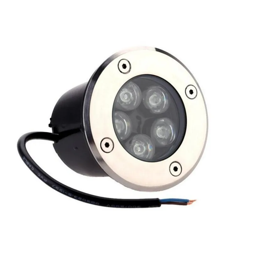 

10X IP65 LED Underground Light 5W DC12V AC85-265V Outdoor Lighting for Garden Square Inground Spotlight