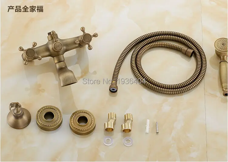 Hot Selling Antique Shower Set Swivel Classic Handshower 2 types water outlet elegant Shower Mixer Taps SF1008