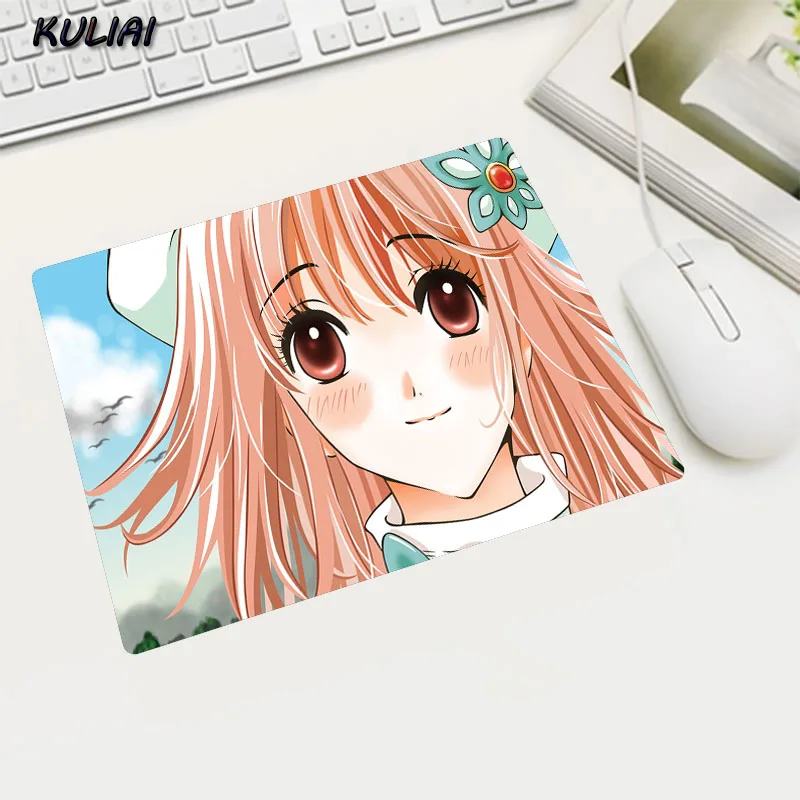 XGZ Japanese Anime Kobato Girl Mouse Pad Three Small Size Optional Small Portable Decorative Desktop Slip Fast Moving for Lol