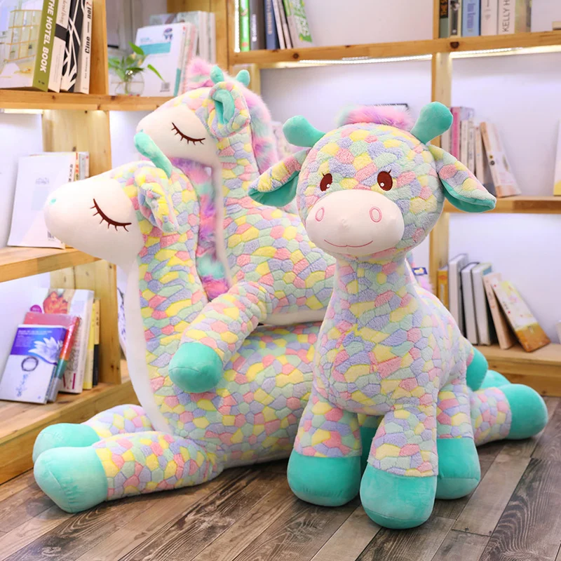 

1pc 30-90cm Kawaii Giraffe Plush Soft Sika Deer Pillow Cute Stuffed Animal Toys Doll Lovely Toys for Kids Girls Valentines Gift