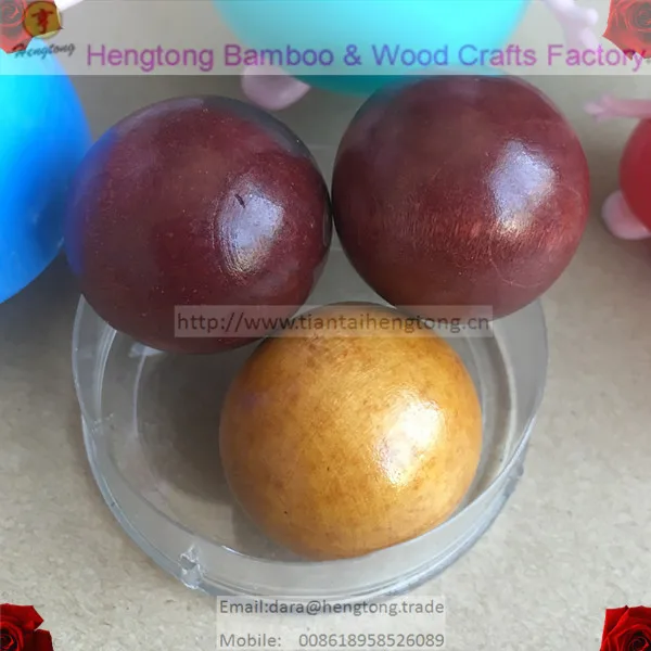 brown color 30mm paint wooden ball, wood bead, gift ball, promotional ball two color available