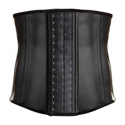 Ceinture de perte de poids pour hommes, Corset en Latex, entraîneur de taille 9 en acier désossé, Cincher la taille, ceinture