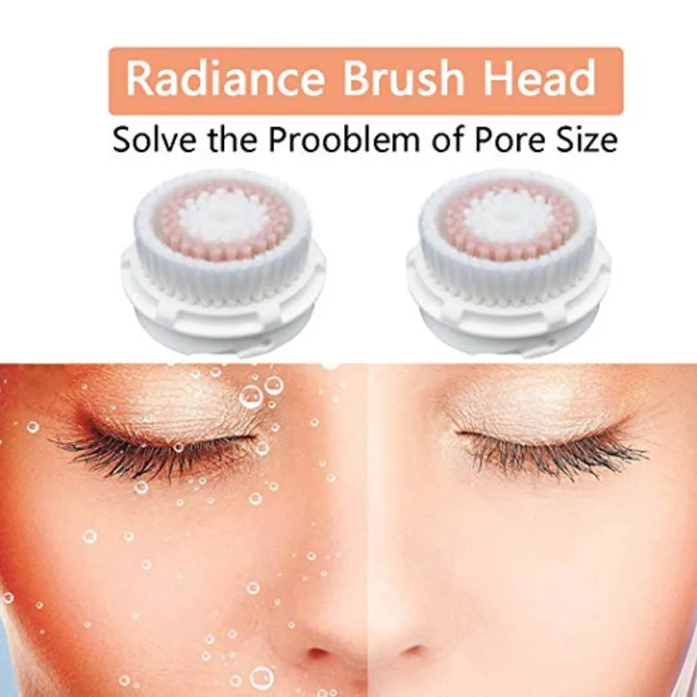 Facial Ultrasonic Cleansing Brush Head Cleaner Sonic Replacement Cleaner Facial Replacement Head