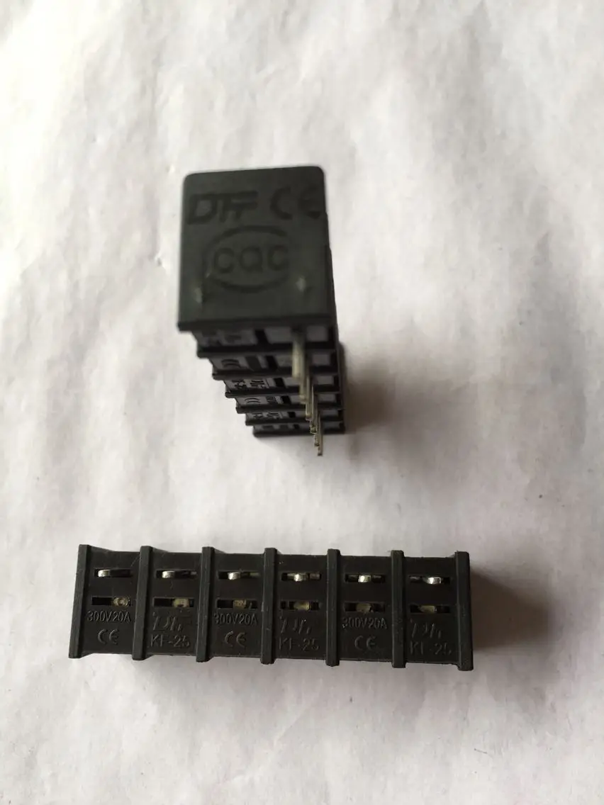 Original new 100% barrier terminal KF25S-7.62-6P foot distance 7.62mm middle foot 6 bits connector