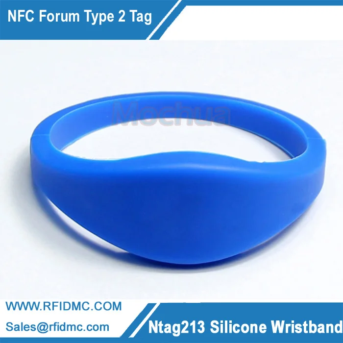 

NTAG213 Wristband NFC Wristband NFC Forum Type 2 Tag for All NFC enabled devices