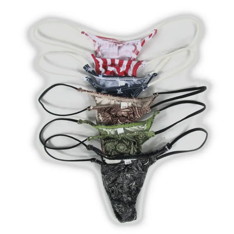 

Сексуальные мужские стринги G2054 с небольшим вырезом и треугольной спинкой, минимальное покрытие