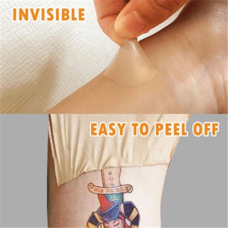5 Pack Breathable Tattoo & Flaw Concealing Tape,  Scars Flaw Cover UP Tape Stickers,Tattoo Covers and Skin Shields Cover Up Tape image 2