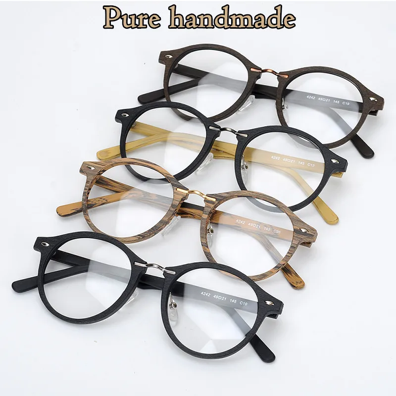 2024 TAG Hezekiah Brand New fashion frame glasses Wood high quality designer frames for eyeglasses male female oculos de grau