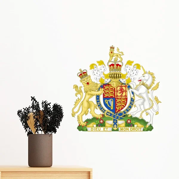 

United Kingdom Europe National Emblem Removable Wall Sticker Art Decals Mural DIY Wallpaper for Room Decal