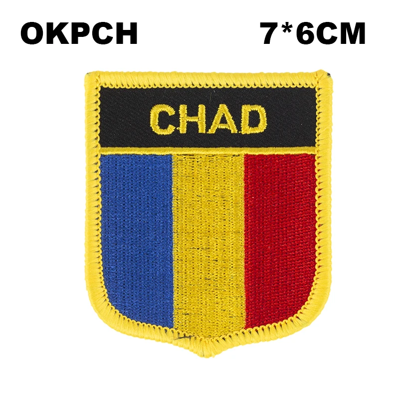 Vietnam Shield Shape flag patches national flag patches for Cothing DIY Decoration PT0212-S