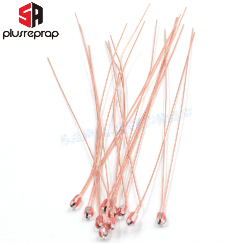 10pcs/lot 3950 Thermistors 100K OHM NTC for 3D Printer Reprap Mend Wholesale