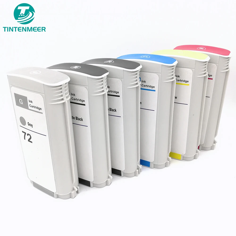 TINTENMEER REPLACEMENT 72 INK CARTRIDGE FULL 130ML COMPATIBLE FOR HP T610 T620 T770 T790 T795 T2300 T1300 T1200 PRINTER