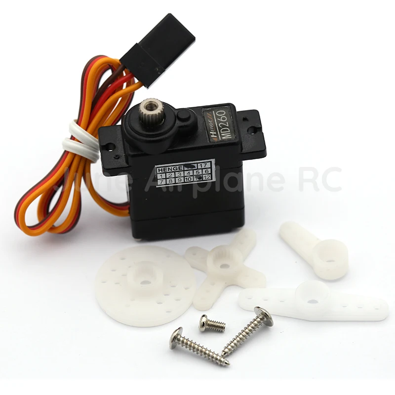 4 pcs Servo MD260 Metal Gear Digital Servo Rotating Servo Specially Designed for FPV pan