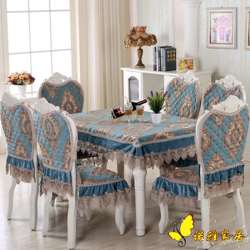 

High quality Rectangular table cloth chair covers cushion tables and chairs bundle chair cover rustic lace cloth set tablecloths