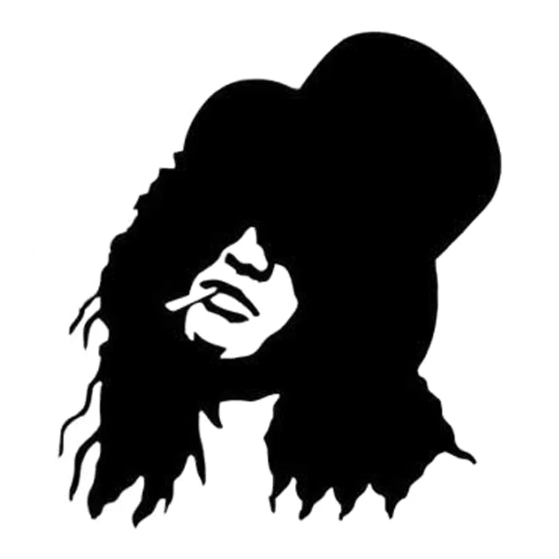 13cm*15cm Slash Guns N' Roses Fashion Cool Graphics Stickers Car Styling Vinyl Decor Decals