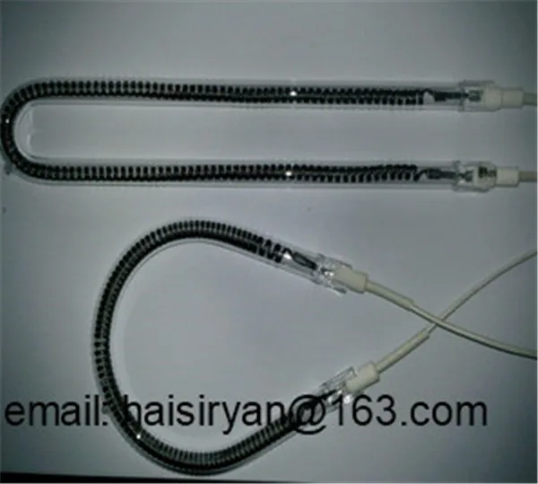 R7s customized 2000w halogen IR lamps infrared heat tube quartz glass heating elements heat lamps for screen printing