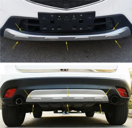 For Mazda CX-5 2012 2013 2014 2015 2016 Stainless Steel Front And Rear Bumper Guard 2pcs