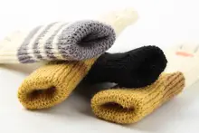 Woolen anti-slip chair socks #4