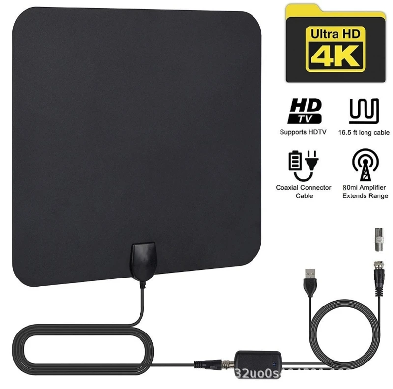 30pcs Thin Flat ATSC Digital TV antenna Indoor HDTV antenna HD High Def TV Fox Scout HDTV DTV Sky Link Skylink Cable