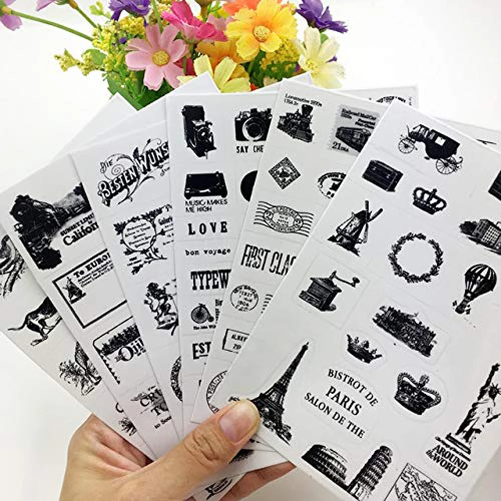 

Sticker Rubber Seal Pari Tower Transparent Silicone Stamps Seal Rubber Handmade For Card Scrapbooking Photo Album Gift Decorate