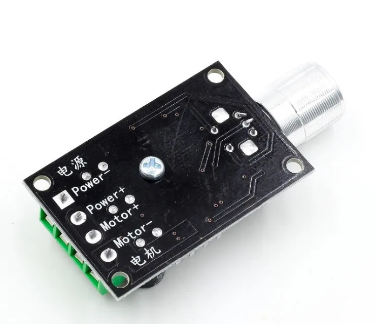 DC 6V 12V 24V 28VDC 3A 80W PWM Motor Speed Controller Regulator Adjustable Variable Speed Control With Potentiometer Switch