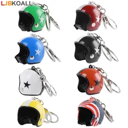 Star Motorcycle Helmet Keychain Pendant Classic Key Ring Casque Key Movie role Ultraman hero keychaCreative Business Gifts