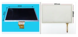 

5 mm thickness 7 inch LCD + touch screen 20000938-00 20000938-30 at070tn90