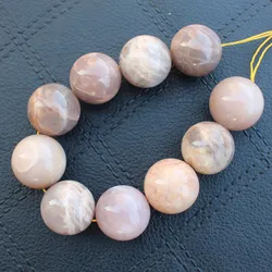 10pcs , 20mm Natural Sunston Round Beads, 100% Natural SunStone Guarantee,  Jewelry Making Beads