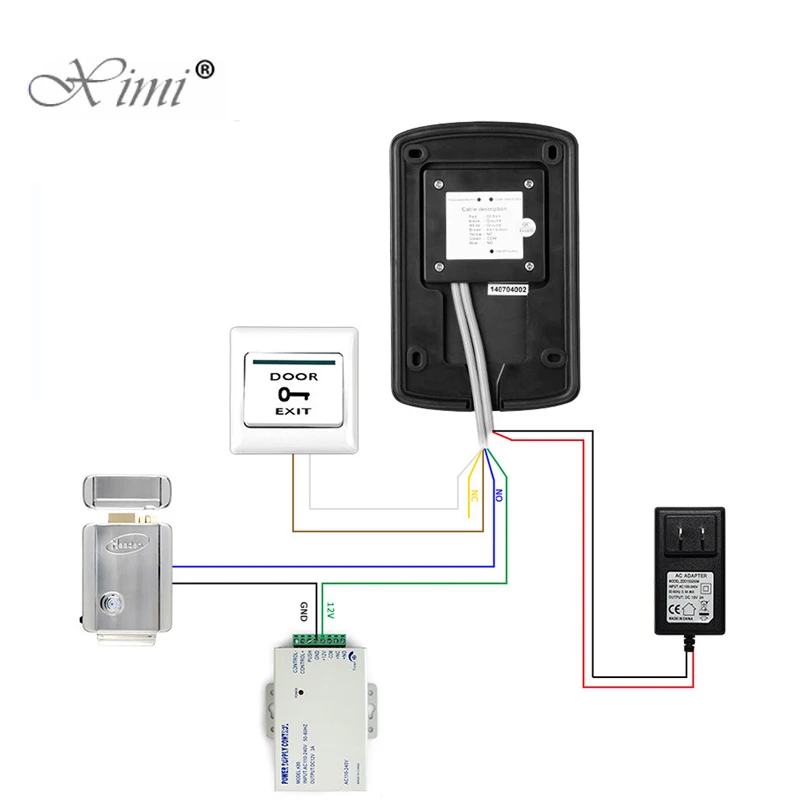 2. mini porta de vídeo com cartão de identificação remoto portátil, à prova d'água, sem fio, colorido, campainha, sem fio, telefone para vídeo villa 3424pj11