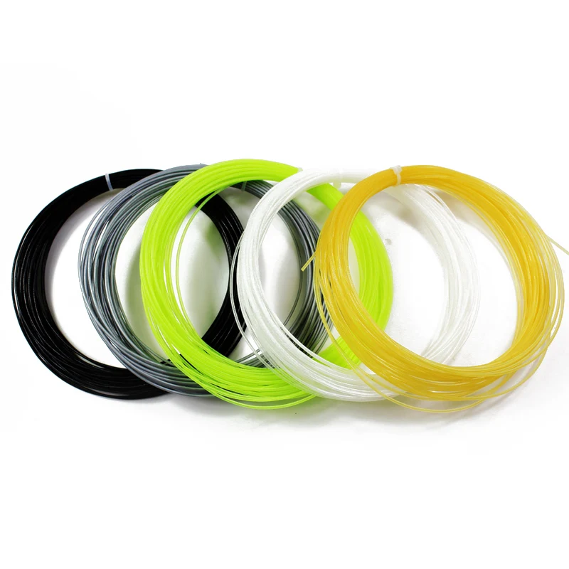 

1 шт. Fangcan 1,35 мм/15 л грубая теннисная струна, нейлоновая тренировочная струна для теннисной ракетки, 10 м/шт.