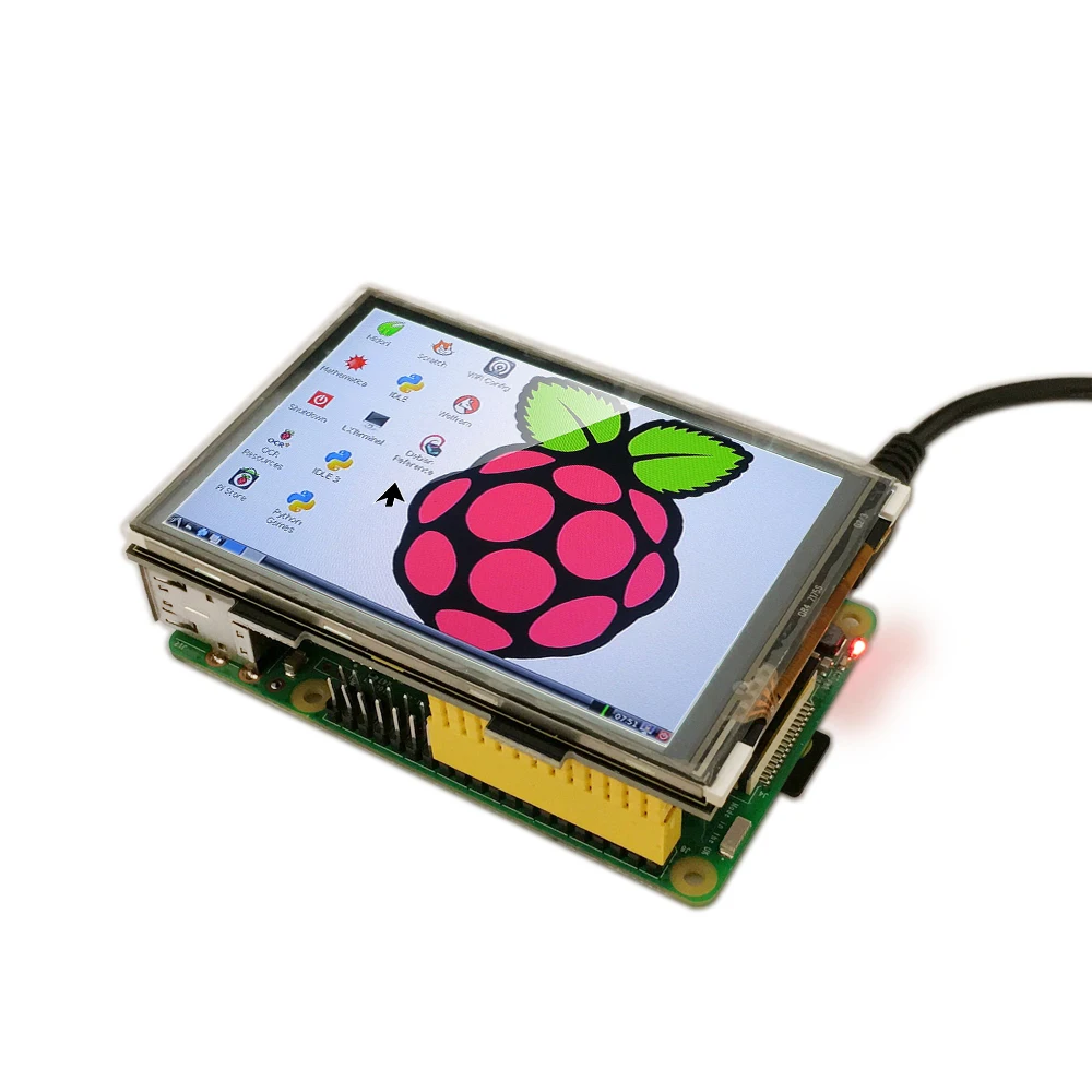 Imagem -06 - Keyestudio Tft Lcd Display 3.5 Polegada 480x320 16-bit Tft Tela de Toque Lcd Escudo para Raspberry pi 4b Módulo