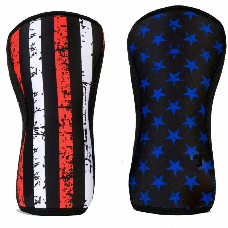 Performance Knee Sleeves for Powerlifting, Bodybuilding Weight Lifting, Ultra Heavy Duty (Pair), 7mm