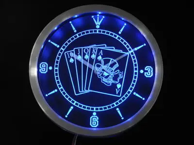 nc0379-royal-flush-casino-skull-poker-sala-giochi-insegne-luminose-al-neon-orologio-da-parete-a-led