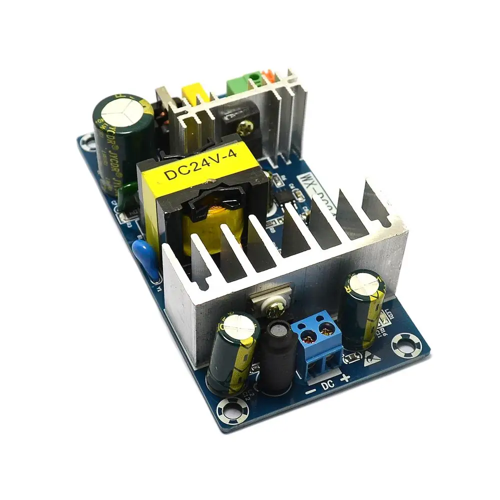 Плата импульсного источника питания 24 В, 4 А, 100 Вт, промышленный модуль питания высокой мощности, голая плата, модуль переключателя переменного и постоянного тока